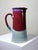 Ceramic Large Flamed Oxblood Glazed Stoneware Art Jug by Michel Goldstyn for Lévéjac, 1990s For Sale - Image 7 of 15