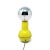 Mid-Century Modern Vintage Enzo Mari Yellow Dumbbell Lamp For Sale - Image 3 of 8