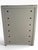 Antique White Vintage Mid-Century Modern Painted Wood Perforated Hamper With Hinged Lid For Sale - Image 8 of 10