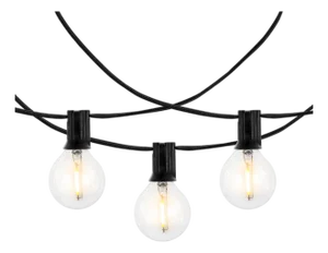 Jenica, 25 Light, 300" Outdoor String Light, Black