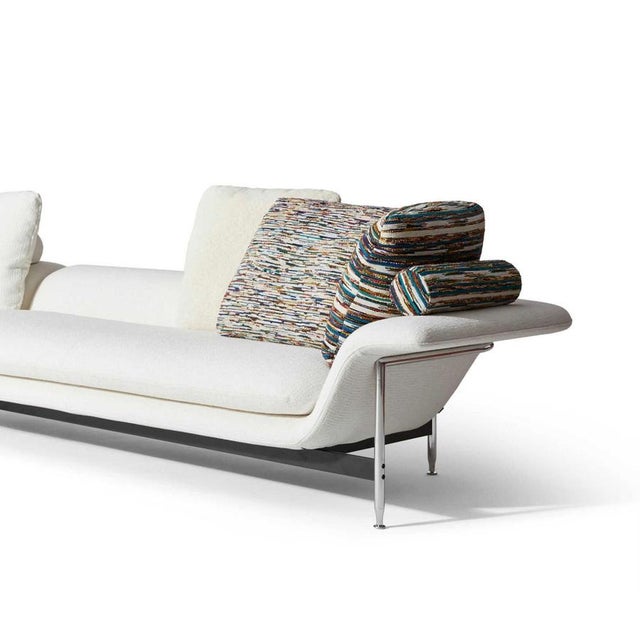 Mid-Century Modern Esosoft Benches in Metal from Antonio Citterio, Italy For Sale - Image 6 of 18