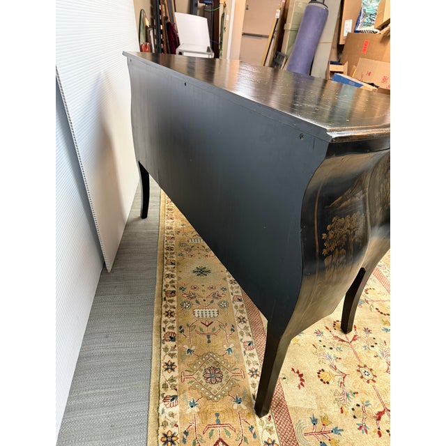 Vintage John Richard Bombe Chest of Drawers For Sale - Image 12 of 12