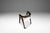 Set of Four (4) Bespoke Compass Dining Chairs in the Manner of Alan Gould for Knoll in Bouclé Upholstery, Usa, C. 1950's For Sale In Orlando - Image 6 of 18