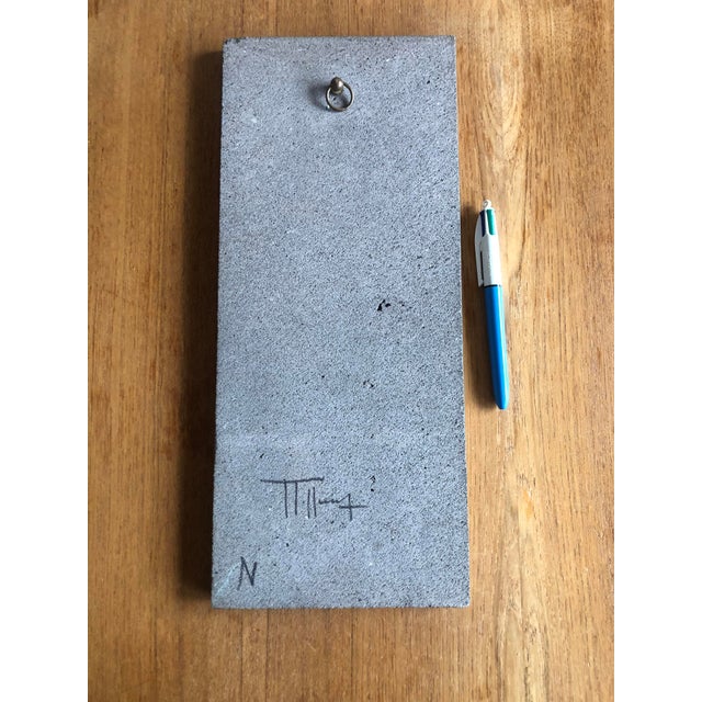 Enameled Lava Wall Plaque by Jean Jaffeux, 1960s For Sale - Image 3 of 8