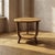 20th Century Vintage Round Wooden Coffee Table with Lower Shelf, 1940s For Sale - Image 13 of 13