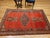 Red Vintage Persian Malayer Area Rug, Hand-Knotted Wool, Geometric Tribal Pattern, 4x7, Terracotta & Navy For Sale - Image 8 of 18