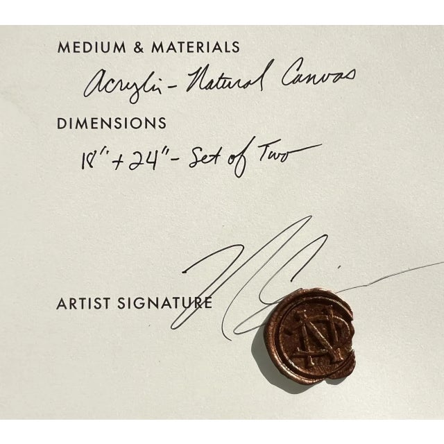 Not Yet Made - Made To Order "Fearless - Affirmations Painting Cobalt" by Nicolette Capuano For Sale - Image 5 of 7