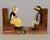 Art Deco French Faience Hb Quimper Bookends by Berthe Savigny For Sale - Image 3 of 9