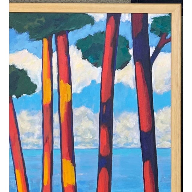 "Banho De Luz" Large Diptych Oil on Canvas by Joao De Brito For Sale In Monterey, CA - Image 6 of 10