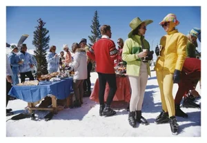 Snowmass Gathering Slim Aarons C Print