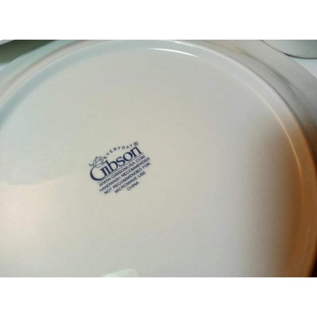 20 Piece Gibson Christmas Dinnerware, 1990s For Sale - Image 6 of 6