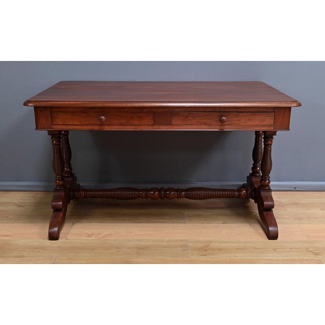Louis-Philippe Desk in Mahogany For Sale - Image 13 of 18