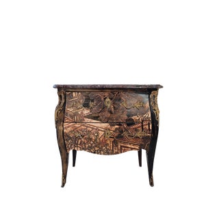 Antique French Chinoiserie Commode, 19th Century For Sale