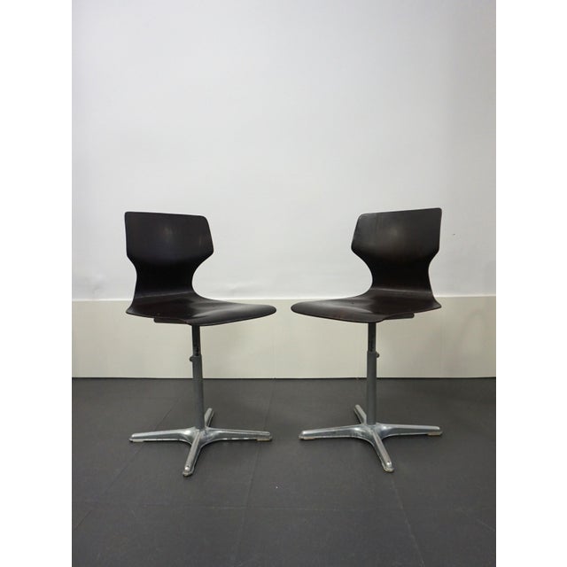 Pagholz Chairs by Adam Stegner for Flötotto, 1970s, Set of 4 For Sale - Image 4 of 11