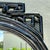 Black Vintage Black Lacquered Fretwork Round Wall Mirror For Sale - Image 8 of 16
