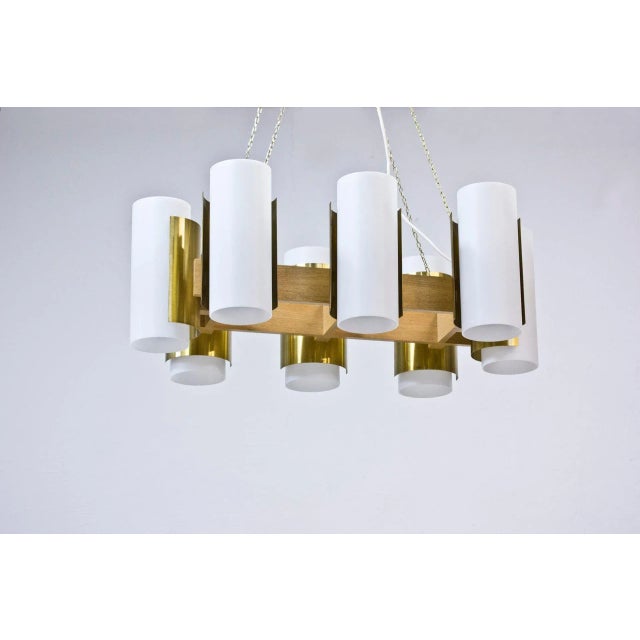 Chandelier by Sten Carlquist for Hans-Agne Jakobsson AB, 1950s For Sale - Image 3 of 14