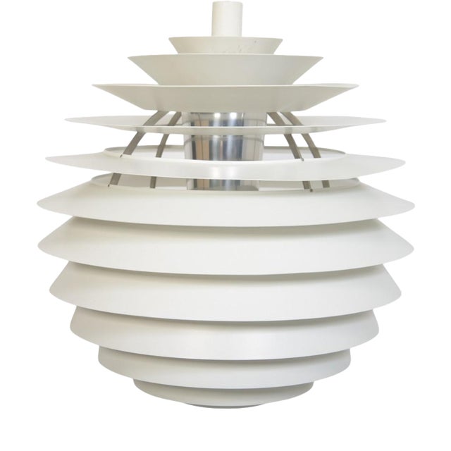 Vintage Louvre Lamp by Poul Henningsen, 1980s For Sale