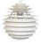 Vintage Louvre Lamp by Poul Henningsen, 1980s For Sale