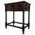 A handsome and highly decorative 20th-century Gothic style side table, beautifully crafted in oak and distinguished by its...