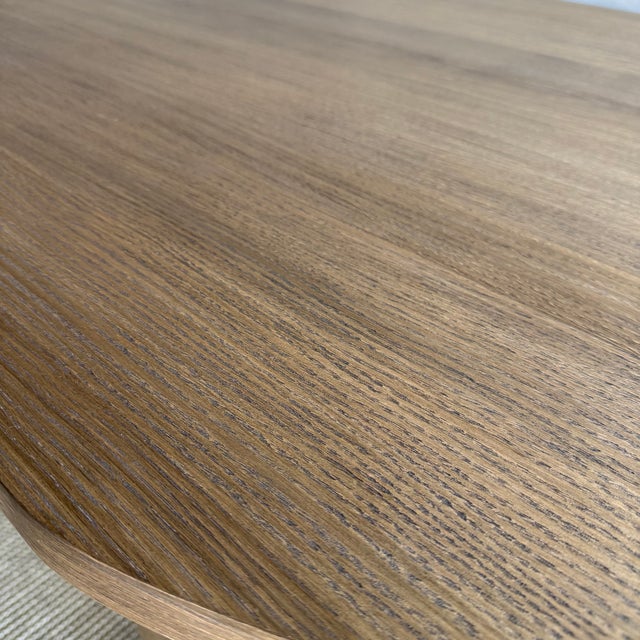Not Yet Made - Made To Order Oval Dining Table in Natural White Oak 74" - Montana Brown For Sale - Image 5 of 9
