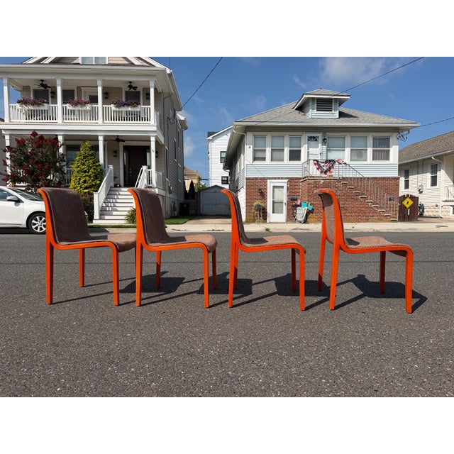 Mid-Century Modern 1970s Knoll Bill Stephens Bent Wood Dining Chairs For Sale - Image 3 of 10