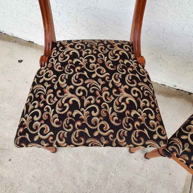 Pair of Biedermeier Empire Chairs Burl For Sale - Image 11 of 12