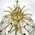 1970s Brass & Smoked Glass Ceiling Lamp, 1970s For Sale - Image 5 of 8