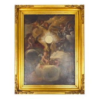 Giovanni Battista Gaulli, Jesus, 1800s, Oil on Canvas, Framed For Sale