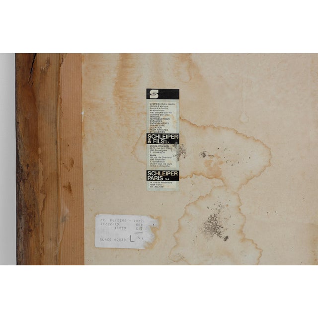 Antique Rustic Oak Wall Mirror, France, 1820s For Sale - Image 10 of 11