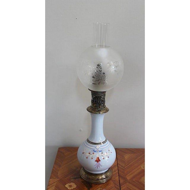 19th Century Oil Lamps, Set of 2 For Sale - Image 4 of 14