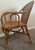 1990s 1990s Woven Wicker and Rattan Arm Chair For Sale - Image 5 of 10