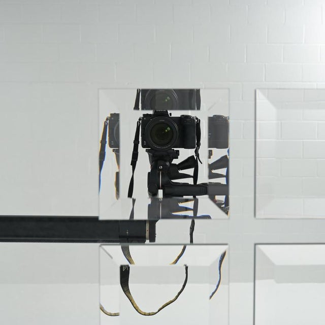 Square Mirror by Michel Martens, 1960s For Sale - Image 15 of 18