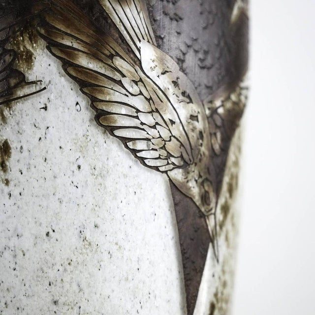 Cameo Glass Vase attributed to Legras For Sale - Image 3 of 12