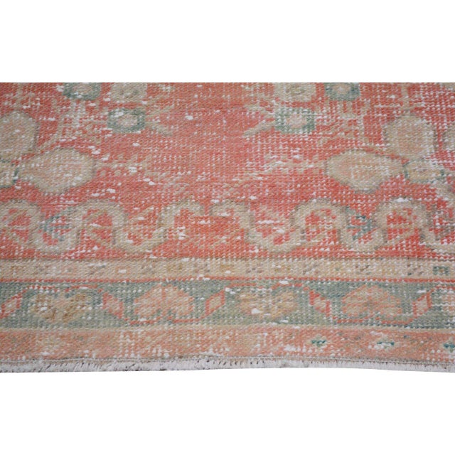 Vintage Turkish Anatolian Hand Knotted Wool Rug, 3'x6' For Sale - Image 4 of 5
