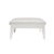 Mid-Century Modern Classic White Portofino Outdoor Ottoman by the Drawing Room Atl For Sale - Image 3 of 3