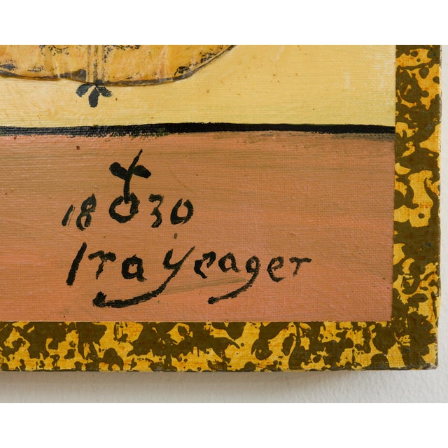 Ira Yeager Rooster 2008 Oil on Canvas Painting For Sale In Sacramento - Image 6 of 12