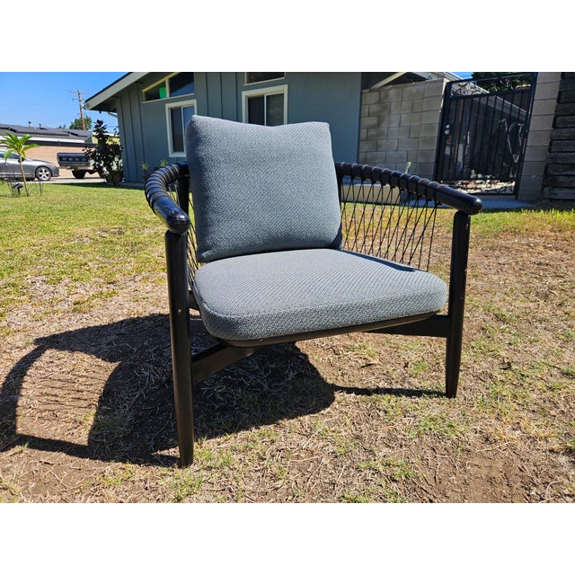 A Pair of Herman Miller / Geiger Crosshatch Lounge Chair by Eoos For Sale In Los Angeles - Image 6 of 16