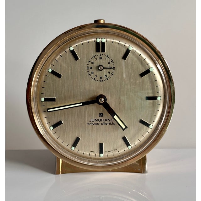 Early Edition Model Trivox Silentic Table Clock from Junghans, West Germany, 1960s For Sale - Image 18 of 18