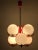 Pendant Lamp in Coral Color with 6 Mat Opaline Globes, 1970s For Sale - Image 13 of 16