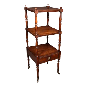 1800's English Antique 3 Tier Whatnot