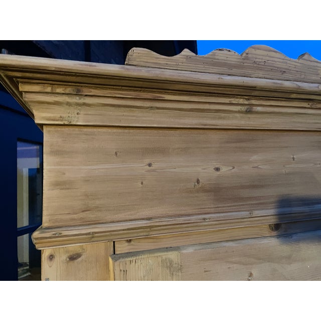 Antique Fir Wardrobe, 1890s For Sale - Image 10 of 17