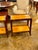 Early 21st Century Pair of Continental Burl and Mahogany Side Tables For Sale - Image 5 of 6