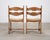 Set of Six French Brutalist Razor Blade Oak Rush Dining Chairs For Sale - Image 18 of 18