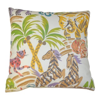 Contemporary Zebra Print Pillow For Sale