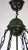 French Wrought Iron Glass Chandelier, 1990s For Sale - Image 9 of 15