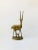 Large Vintage Brass Gazelle Sculpture With Baby, Mid-Century Modern, 1960s For Sale - Image 11 of 11