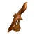 Mid Century Modern Wooden Bird in Flight Sculpture For Sale