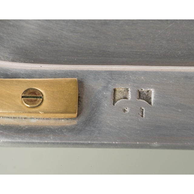 1970s Silver and Bronze Mixed Metals Signed Tray by David Marshall, Spain 1970s For Sale - Image 5 of 7