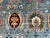 Hand-Knotted Afghan Suzani Chobi Wool Area Rug - 8'3" X 9'11" For Sale - Image 11 of 14