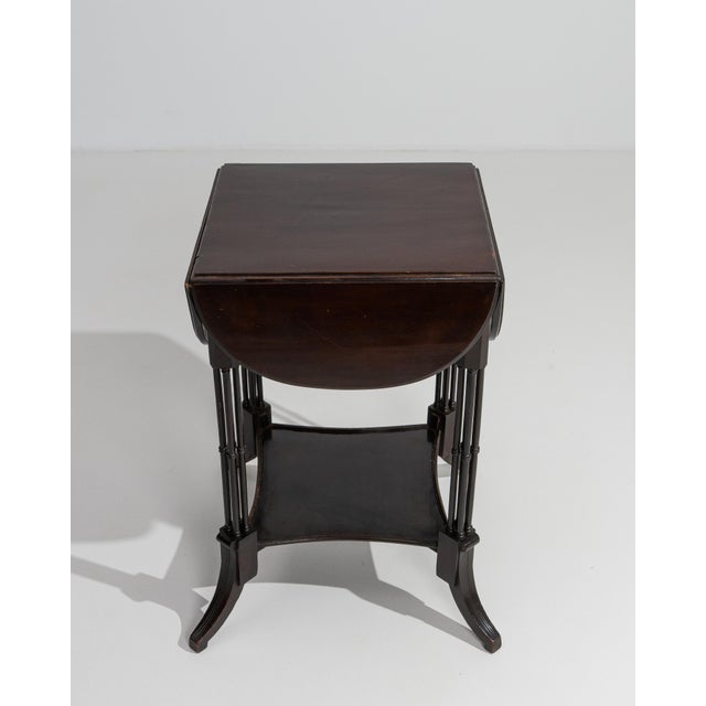 Wood 19th Century Edwardian Four-Flap Table For Sale - Image 7 of 16
